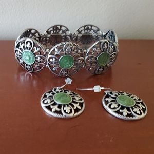 Matching Bracelet and Earrings